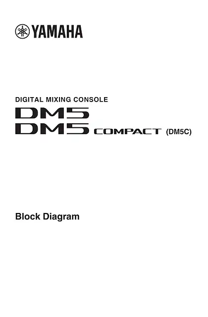 yamaha雅马哈DM5_DM5 Compact Block Diagram